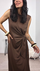 Vestido Lazada Mocca